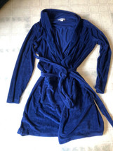 COLDWATER CREEK Robe w/Pockets Large Lace Accented Belted - $32.36