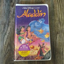 Aladdin (Vhs, 1993) Black Diamond Edition The Classics Brand New Sealed - £15.76 GBP