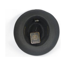 Men's Summer Spring Braid Straw style Hat by BRUNO CAPELO JULIAN JU900 Black image 6
