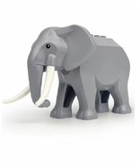 MOC City Animal Elephant Building Blocks Minifigures Brick Toys - $10.90