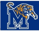 Memphis Tigers Hand Flag 3X5ft Banner Polyester with 2 Brass Grommets - $15.99