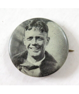 Vintage CHARLES LINDBERGH Pinback Rare Portrait Button    1.25&quot; - $32.24 CAD