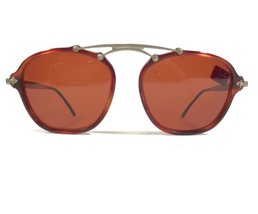 Vintage Best Company Sunglasses Gray Red Square Frames with Red Lenses - £58.44 GBP