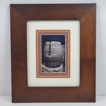 Vintage Framed ART Louie Reyes Mission San Fernando CA Photo Winery Barrel - £48.66 GBP