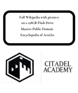 Self-Reliance Flash Drive - Full Wikipedia with Pictures USB Drive - 128GB - $69.95