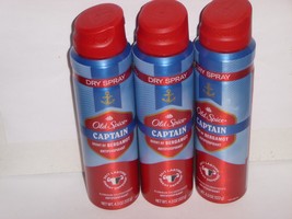 (3 pack) Old Spice Captain Antiperspirant Dry Spray - Bergamot - 4.3oz -... - $23.36