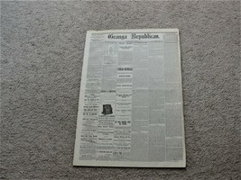 Geauga Republican, Wednesday, October 5, 1881- Chardon, Ohio Newspaper. - £14.83 GBP