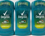 Degree EXTREME BLAST Men&#39;s 48H Antiperspirant Stick 2.7 oz (3 Pack) NEW  - $430.01 MXN