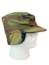 U.S. Army Woodland Camo Weather Cap / Hat - Size: 7-3/8 (NSN: 8415-01-39... - $275.63 MXN