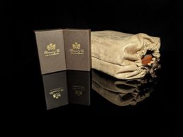 Brizard and Co. Tan Leather  Havana Traveler with cutter & lighter image 9