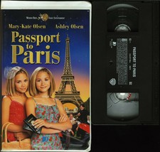 Passport To Paris Vhs MARY-KATE &amp; Ashley Olson Warner Video Clamshell Tested - £7.97 GBP