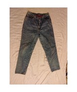 LL Bean WOMENS Double L Relaxed Fit Plaid Flannel Lined Denim Blue Jeans - $22.18 CAD