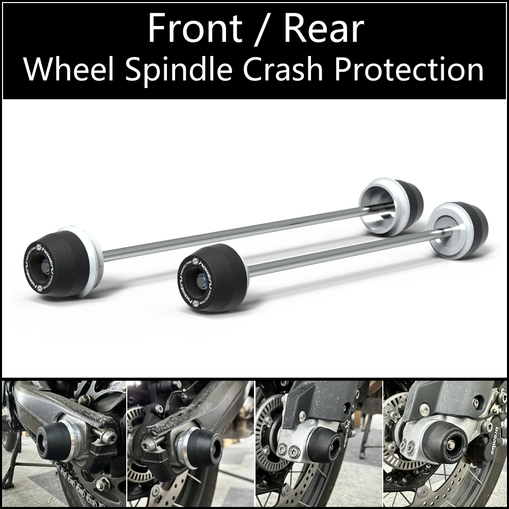 For BMW F750GS F850GS 2020-2023 Front Rear wheel Spindle Crash Protection - £28.27 GBP+