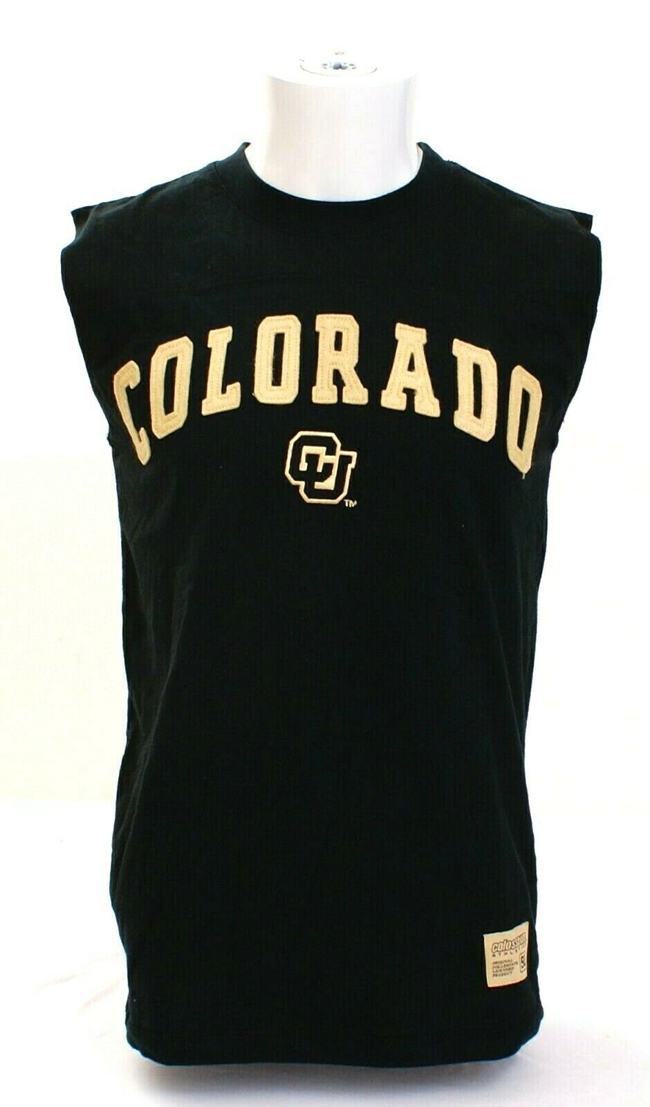 Colosseum Athletics Black CU Colorado University Sleeveless T-shirt Men&#39;... - $22.49