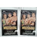 TOPPs WWE Road To Wrestlemania 2018 Two 7 Card Booster Packs Andre the G... - $6.23