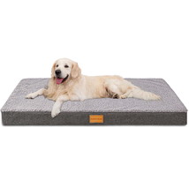 Exclusivo Mezcla Orthopedic Pet Bed for Extra Large Dogs, 48&quot;X30&quot; Grey D... - $38.79