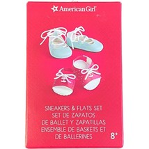 American Girl Sneakers &amp; Flats Set 2 Pair of Shoes new in Box 18&quot; Dolls - £10.52 GBP