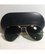 Vintage B&amp;L USA Ray Ban Aviator Sunglasses 62/14 Etched BL - $127.82 CAD