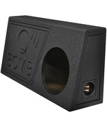 Qpower Single 10&quot; Truck Ported SPL Empty Woofer Box with Bed Liner Spray - $2,283.60 MXN