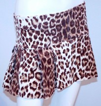 Papaya Leopard Ballerina Mini Print Skirt Velour ( M ) - £54.24 GBP
