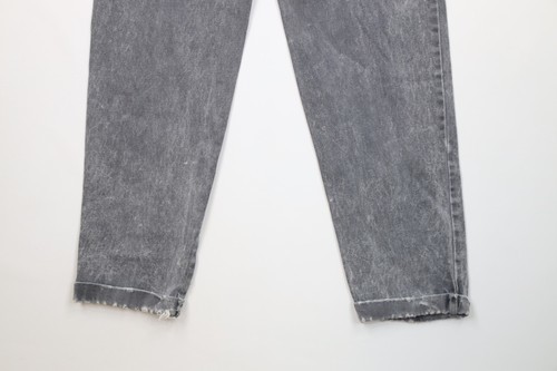 Vintage 80s 90s Streetwear Womens 28 Thrashed Pleated High Waist Denim Jeans Item image 15