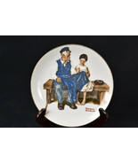 Vintage Norman Rockwell The Lighthouse Keepers Daughter 6.5&quot; Plate Japan - £19.63 GBP