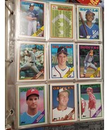 1988 Topps Baseball Complete Set in Binder 792 Cards Tom Glavine RC - £23.29 GBP