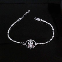 Echtes Sterling Silber Religiös Armband Rakhi für Herren Damen 20.8cm - £34.45 GBP