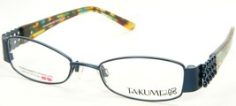 Nuovo Takumi T9905 050 Raso Blu Occhiali da Sole Montatura Occhiali 49-18-135 - $65.89