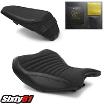 Kawasaki Z900 Seat Covers with Gel 2017 2018 2019 Luimoto Black Carbon - £282.24 GBP