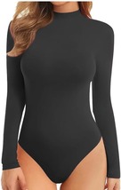  Ladies Turtle Neck Bodysuit Ladies Long Sleeve Stretch Leotard Top - $9.99