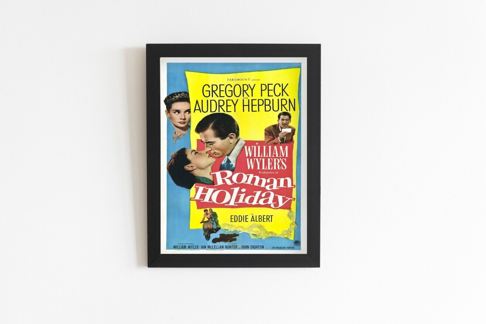 Primary image for Roman Holiday Movie Poster (1953) - 17 x 11 inches