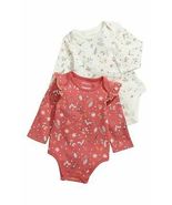 First Impressions Baby Girls 2-Pc. Cotton Holiday Bodysuit Set, Size 0-3... - £14.37 GBP