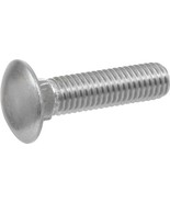 Carriage Bolt, 1/4 X 2-1/2 Inch, 25-Pack, Stainless Steel, Hillman 832522. - $37.93