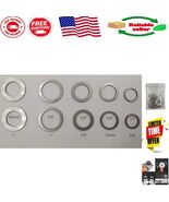 10-Piece Saw Blade Bushing Set - Versatile Steel Adapter for Precision Cuts - $21.25 CAD