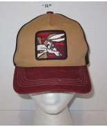 Wilee Coyote Red Tan black Trucker CAP HAT Snapback Adjustable Looney Tunes - $274.40 MXN