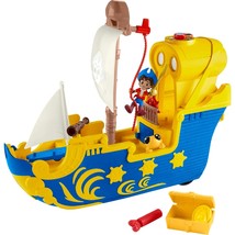 Fisher-Price Nickelodeon Santiago of the Seas Lights &amp; Sounds El Bravo Pirate Sh - £22.01 GBP