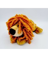 Aurora People Pals Jazzy the Lion 8&quot; Plush Toy with Orange Yarn Spiral C... - £15.78 GBP
