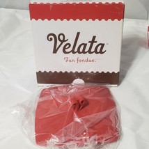 Scentsy Velata Fun Fondue Warmer Marischino Curve lid New-in box - $5.95