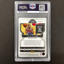 2021-22 Panini Prizm #120 Kevin Durant Signed Card AUTO PSA Slabbed Nets - £393.17 GBP