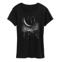 Women&#39;s Falling Stars Graphic Tee, Girl&#39;s, Size: XL, Black - $16.99
