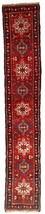 Handmade vintage Oriental runner 1.9&#39; x 10.2&#39; (57cm x 313cm) 1960s - 1C686 - $1,266.66