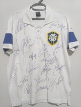 Jersey / Shirt Brazil Centenary of Fifa in 2004 - Autographed by the Pla... - £1,598.71 GBP