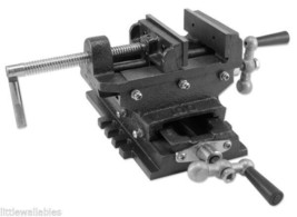 6" Cross Drill Press Vise Slide Metal Milling 2 Way X-Y Clamp Machine Heavy Duty - £122.29 GBP