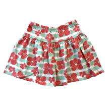 Gymboree Girl 100% Cotton Skirt Orange Floral Print Size 7 - £4.69 GBP