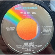 The Who Who Are You / Had Enough 45 Rock 1978 MCA Records 40948 - $8.47