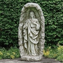 18.5&quot;H LED SOLAR SACRED HEART GARDEN STATUE - $118.75