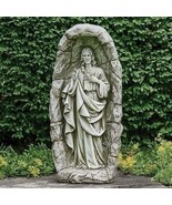18.5&quot;H LED SOLAR SACRED HEART GARDEN STATUE - $161.30 CAD