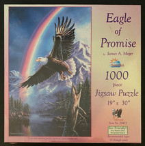 SunsOut Jigsaw Puzzle : EAGLE OF PROMISE by James Meger 1000 Pieces 19&quot;x... - $14.00