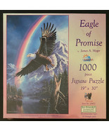 SunsOut Jigsaw Puzzle : EAGLE OF PROMISE by James Meger 1000 Pieces 19"x30" NEW